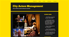 Desktop Screenshot of cityactors.co.uk